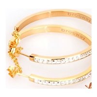 Orecchini Brosway Donna E-Tring in Acciaio Cristallo BER21 - BER21